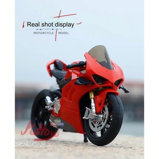 Mainan rakit motor model Kawasaki H2R Ducati V4S ada suara dan lampu
