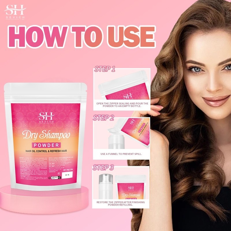 Sevich Hair Powder Oily Hair Powder Dry Shampoo Powder สเปรย ์ จัดแต ่ งทรงผมเนื ้ อ 100g/25g