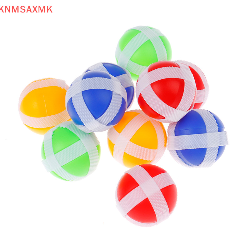 Zhechuibbb.th 10PCS Montessori Shoog เป ้ าหมายกีฬาเกมของเล ่ นกลางแจ ้ งของเล ่ น Sticky Ball ราคาใหม ่