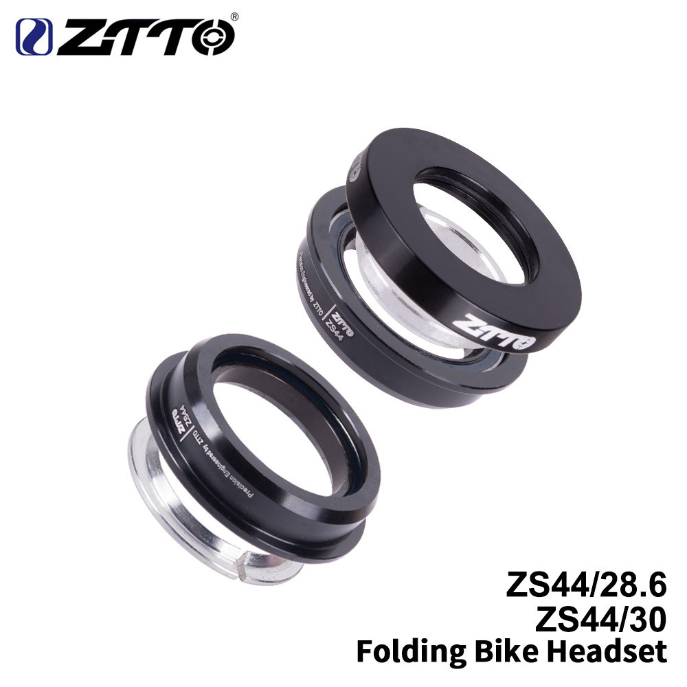 ZT Folding Bike Headset F4444S ZS44 Headset 44mm Steering 1-1/8 28.6mm Straight Tube Mountain Bike L