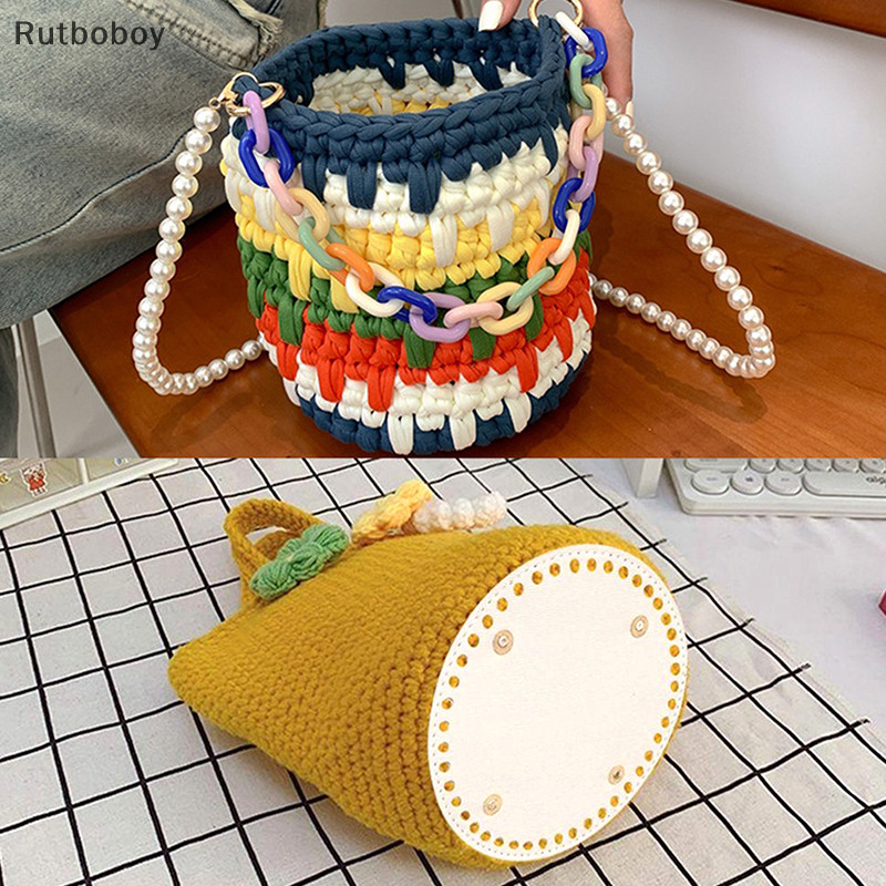 [ Rut ] 14/19CM ๋ าหนังกางเกงหลุมฐานกระเป ๋ า DIY Handmade รอบกระเป ๋ ากางเกงกระเป ๋ าอุปกรณ ์ เสริม COD