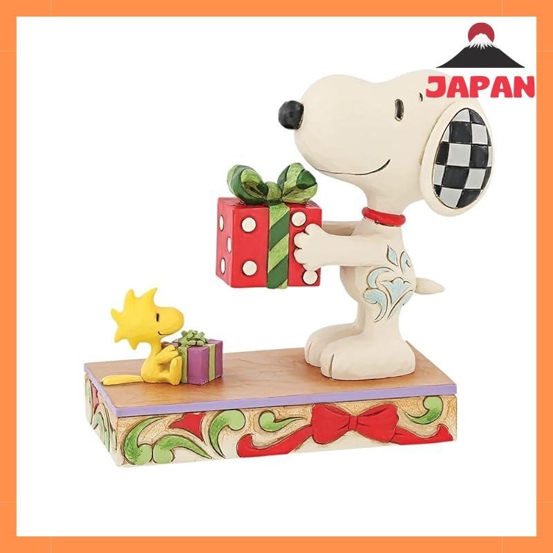 [Direct from Japan][Brand New]Enesco Jim Shore Peanuts Snoopy and Woodstock with gift figures