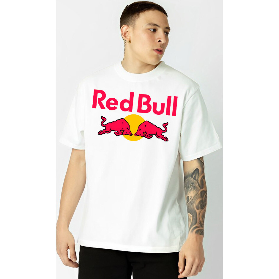 เสื้อยืดคุณภาพดี เสื้อยืด พิมพ์ลายโลโก้กระทิงแดง Distro เสื้อยืดพิมพ์คุณภาพสูง เสื้อยืดค
