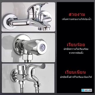 🇹🇭ส่งไวจากไทย แผ่นบังอาย เพลทสแตนเลส ฝาปิดท่อ รุ่นไม่ต้องถอดก๊อก ทำจากสแตนเลส ทนทาน ติดตั้งสะดวก Plate #22