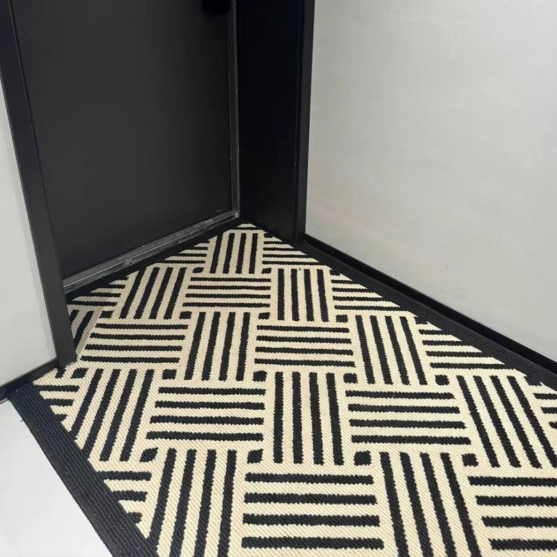 Retro Simple เสื ่ อประตู Anti-slip ห ้ องครัวดูดซับน ้ ําแผ ่ นตกแต ่ งบ ้ านอุปกรณ ์ - รูปที่ 6