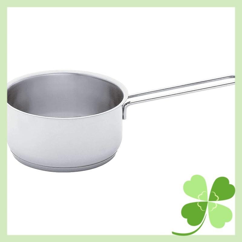 Fissler Snacky Saucepan Silver 14cm, small, gas flame/IH compatible [Authorized Japan Distributor] 008-166-14-100
