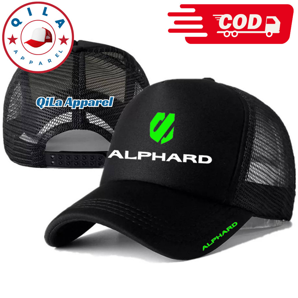 [นําเข้า] เครื่องแต่งกาย ALPHARD Trucker Hat - ALPHARD Logo Distro Hat - ALPHARD Premium Hat - หมวกผ