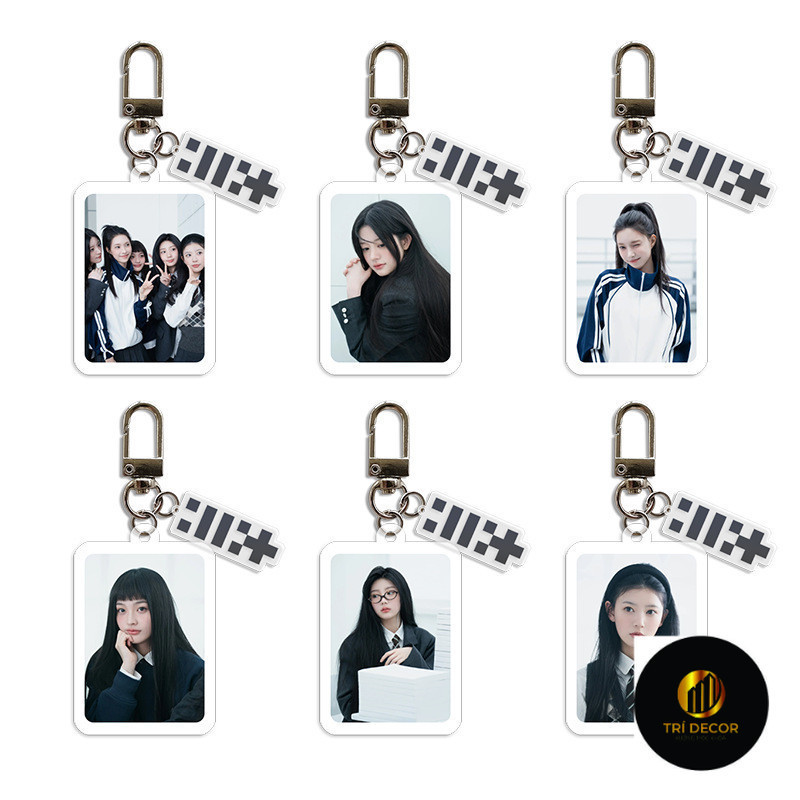 Illit SUPER REAL MEYUNAH MINJU MOKA WHANEE IROHA พวงกุญแจอะคริลิค