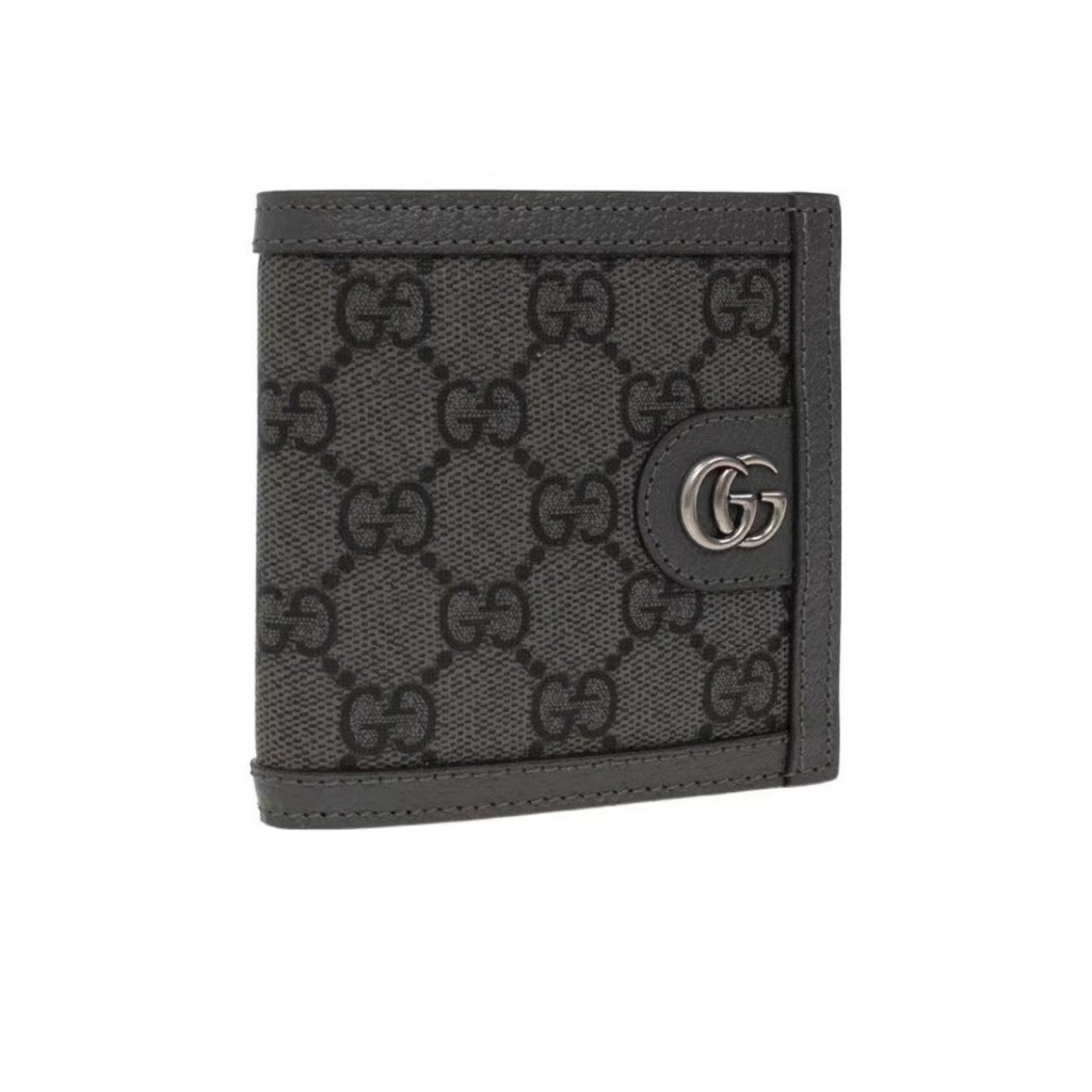Gucci Ophidia Double G Flip Wallet Men 's Coin 03ZZ