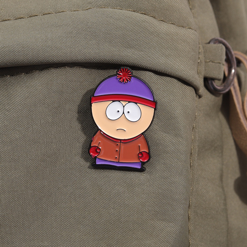อะนิเมะ South Park Pin เข็มกลัดการ์ตูนตัวอักษรเข็มกลัด Magical ผ้าขนหนูป้ายเข็มกลัดโลหะ Pins การ์ตูนโลหะอุปกรณ์เสริม - รูปที่ 5
