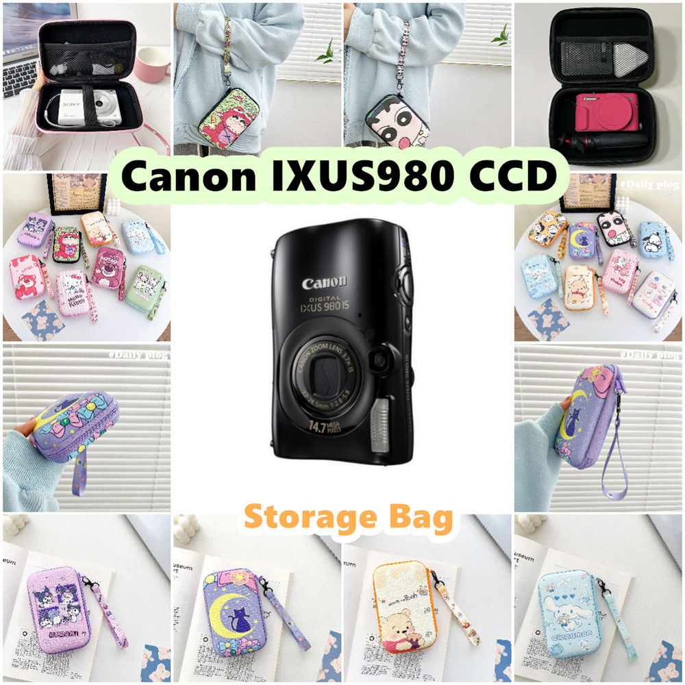 Yoshida สําหรับ Canon IXUS980 CCD กระเป๋าเก็บกล้อง 10x16.2 ซม.ขนาดน่ารักการ์ตูนกันน้ํา Anti drop กระ