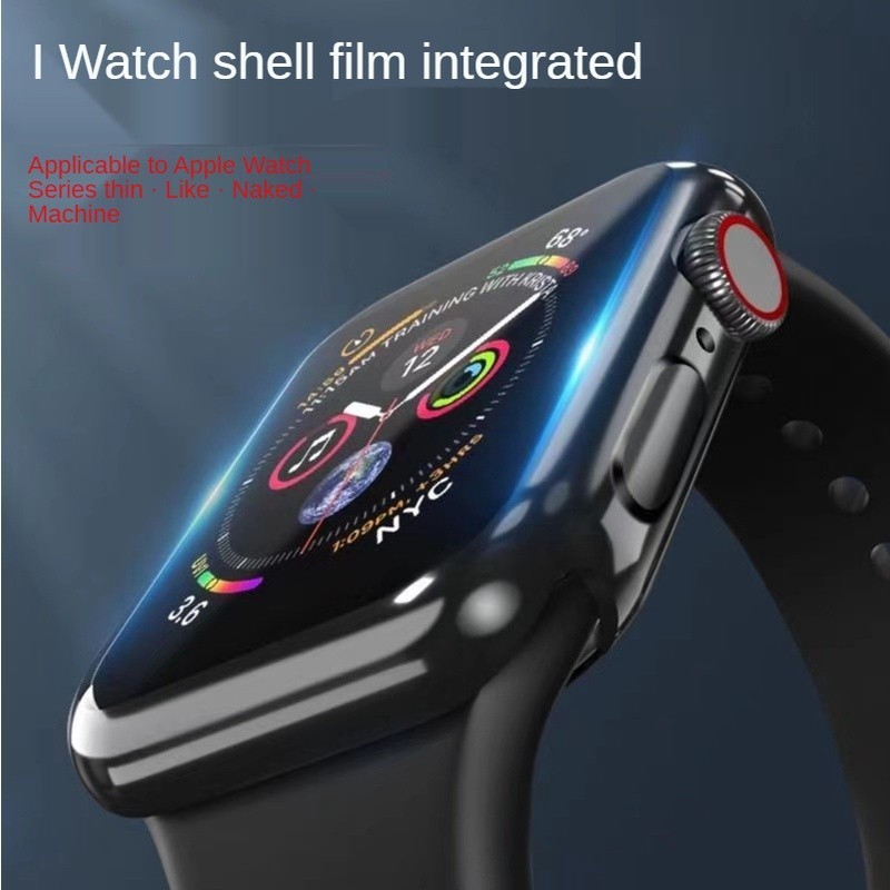 ชุบ TPU ป้องกันหน้าจอสําหรับ Apple Watch 10 9 6 4 SE 3 Ultra 2 ฝาครอบ iWatch 46 มม.49 มม.41 มม.45 มม.42 มม.38 มม.40 มม.44 มม.