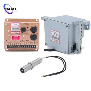 Adc225 12v 24v Actuator + ตัวควบคุมความเร็วเครื่องยนต์ Esd5500e + เซ็นเซอร์ความเร็วหมุนแม่เหล็ก Msp675 ดีเซล Genset Governor Kit