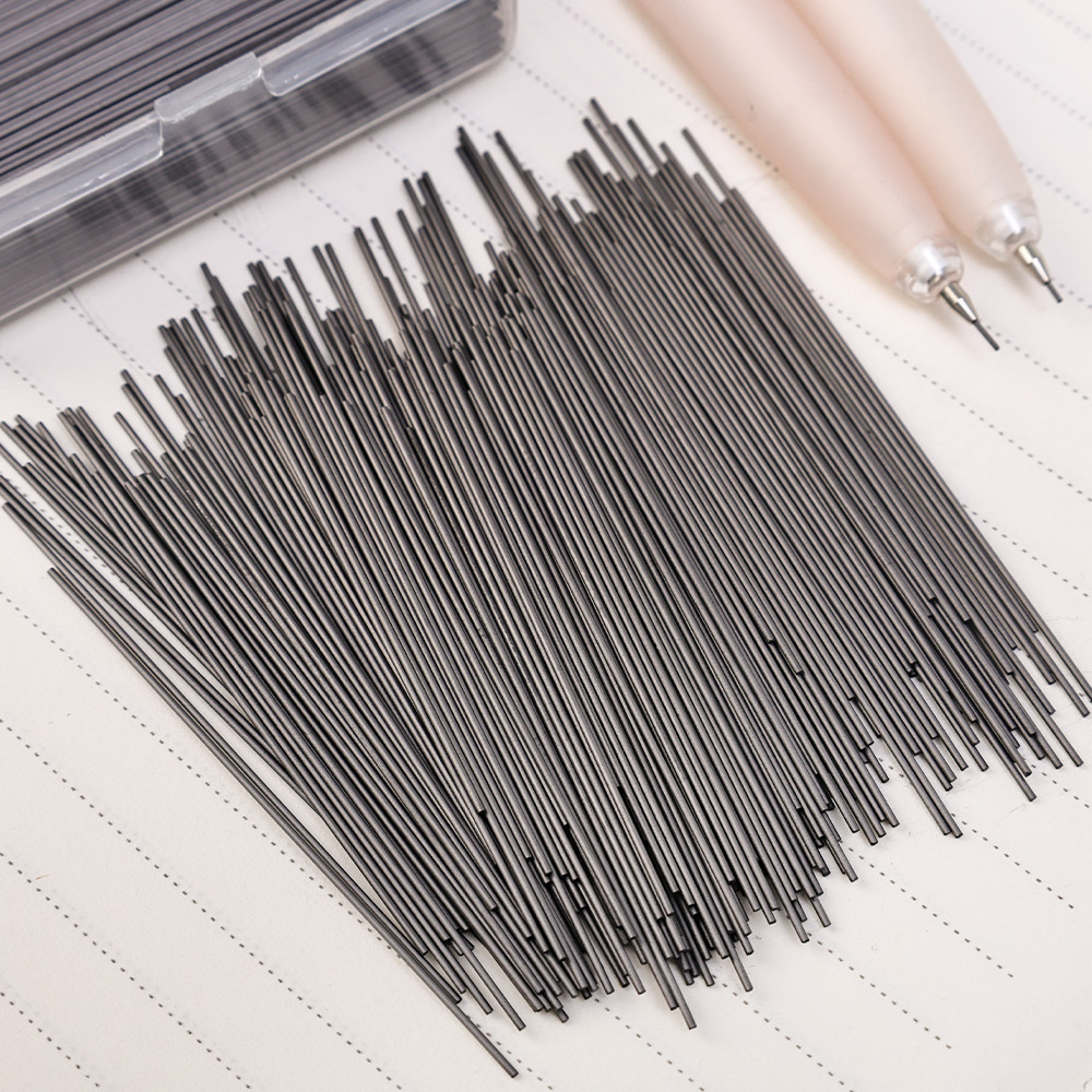 1000 ชิ้น Erasable เครื่องเขียนนักเรียนเปลี่ยนได้ 2B ไส้ดินสออัตโนมัติ - เครื่องมือเขียนตะกั่วดินสอกดสีดําละเอียดพิเศษ