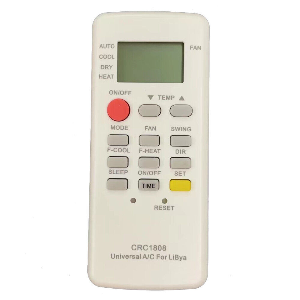 ใหม่ CRC1808 สําหรับ LiBya Chigo AUX Universal LCD เครื่องปรับอากาศระยะไกลความร้อน