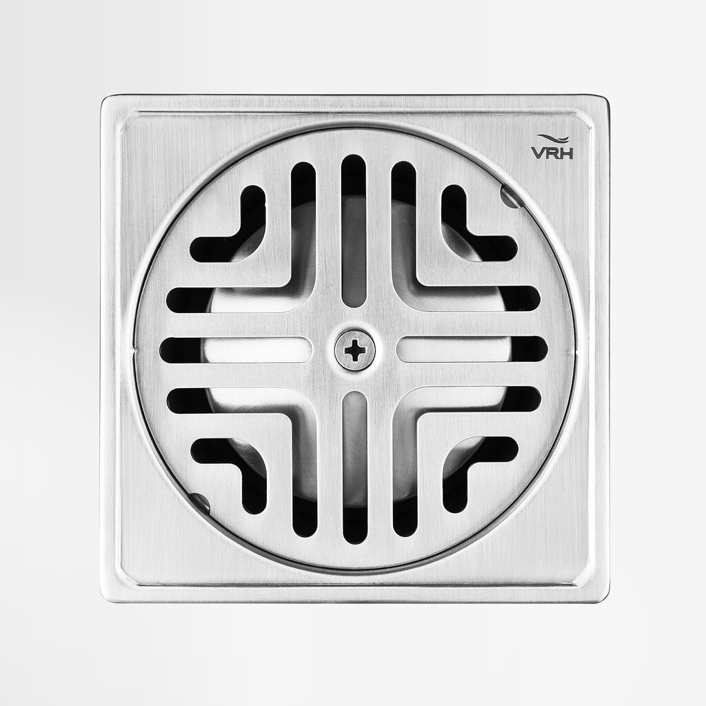 VRH(วีอาร์เอช) ตะแกรงกันกลิ่นทรงสี่เหลี่ยม 4 นิ้ว รุ่น FUVHU-W001AS
