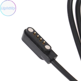 Lightsky Universal Smart Watch Charger สายชาร ์ จแม ่ เหล ็ ก 2/4 Pin USB Charger TH