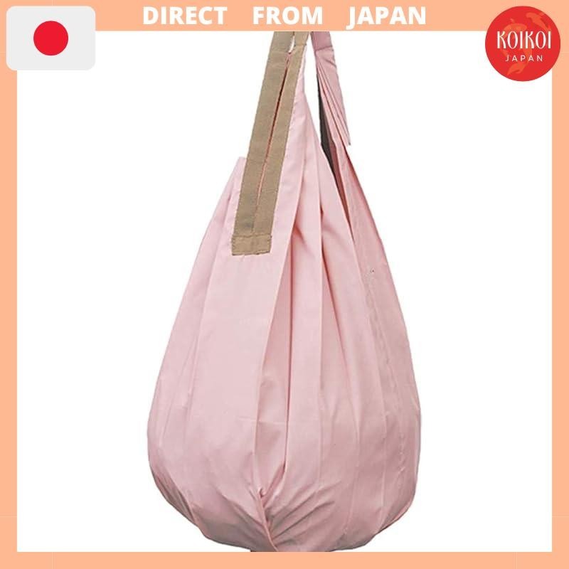 Marna Shupatto Compact Bag Drop (Pink) Eco Bag Shupatto Foldable (Drop Vertical / Durable) S460P