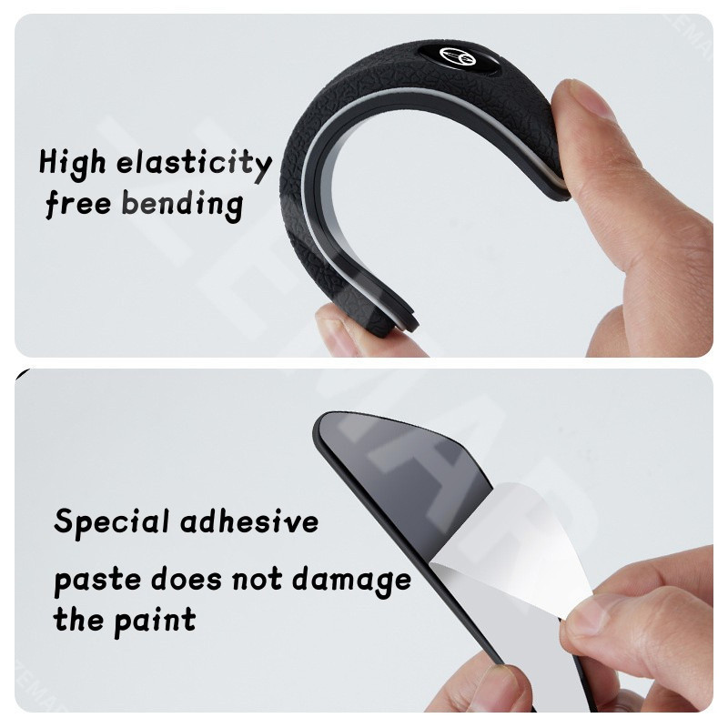 ตกแต่งบ้าน Toyota 4 ชิ้น/เซ็ตประตูรถ Anti-Collision สติกเกอร์ประตูกันชน Anti Collision Pad เบาะสําหรับ Wigo Vios Rush Innova Hilux Raize Avanza Fortuner HiAce Yaris Corolla Altis Ag ส่งด่วน สั่งเลย