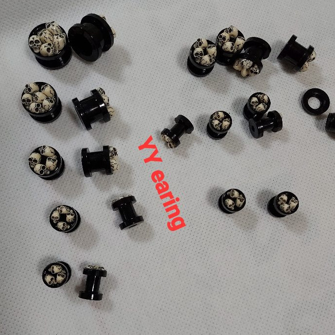 จิวหูตาไก่ จิวตาไก่ พลาสติก น้ำหนักเบา ใส่สบาย 1 ข้าง มีขนาด 5mm-12mm.  จิวหู ขยายหู 1pcs