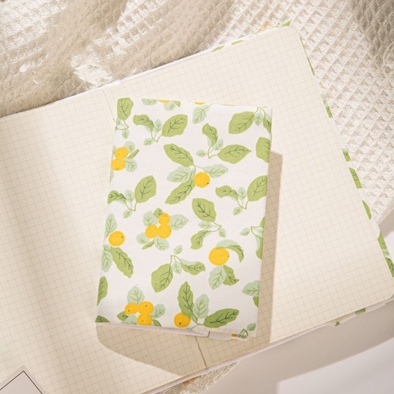 Loquat ผ้าตู้หนังสือ A5 A6 Handmade แบบพกพาตู้หนังสือ รูปที่ 4