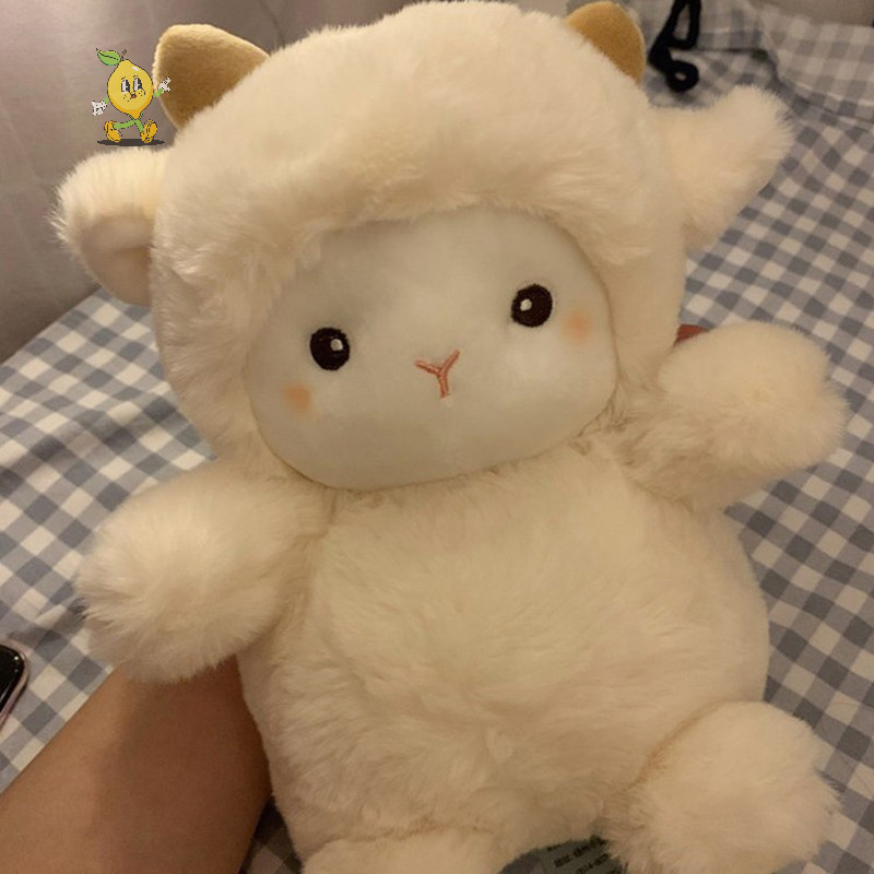 [mozh] 25 ซม.สุดน่ารักตุ๊กตาแกะ Kawaii ขนกระต่าย Alpaca ของเล่นตุ๊กตาสัตว์นุ่มหมอนวันเกิดงานแต่งงานโยนของเล่น [TH]