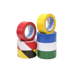 **1 ม้วน** เทปตีเส้นพื้น LOUIS TAPE ขนาด 2" x 33m เทปไวนิล PVC เทปตีเส้น