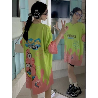 เสื้อยืดพลัสไซส์หลวมมีสไตล์--M-XXXL
