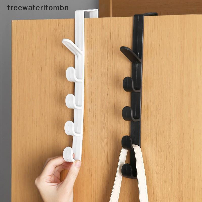 Tt Fivesegment ประตู Hook Coat กระเป๋าผ้าเช็ดตัวผมวงไม่มีรอยต่อผู้ถือบ้านห้องนอนองค์กรจัดเก็บพลาสติก Pure สี Rack mbn