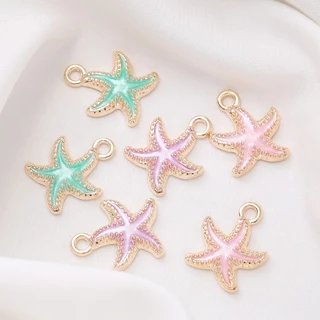 St. kunkka 2-10 ชิ้นจี้ปลาดาวสีสันสดใสสําหรับเครื่องประดับ DIY จี้ทํา