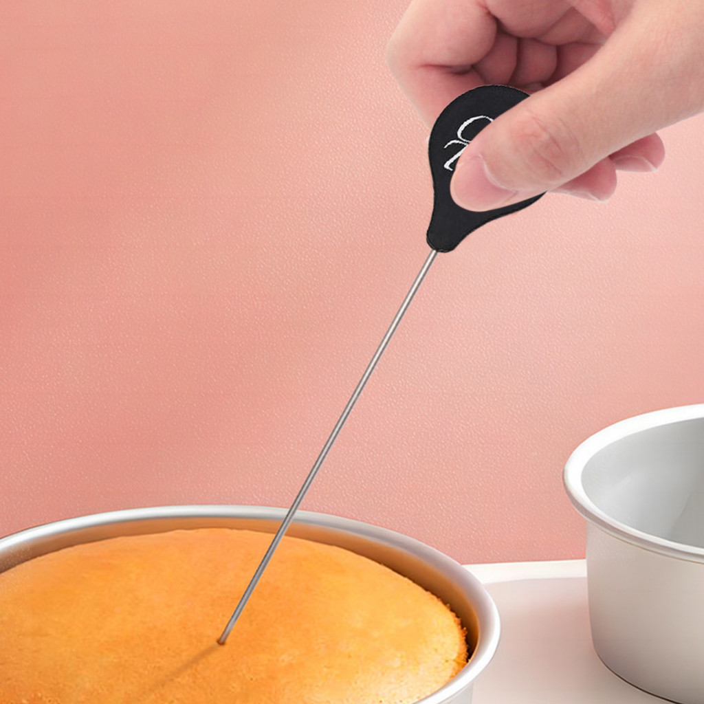 <citydiscount> Baked Goods Tester 2 ชิ้นสแตนเลสเค้กทดสอบ Stick สําหรับเบเกอรี่ความแม่นยําครัวเบเกอรี่เครื่องมือทดสอบสําหรับขนมหวาน Readiness Checker Doneness Checker สําหรับ Perfect Cak
