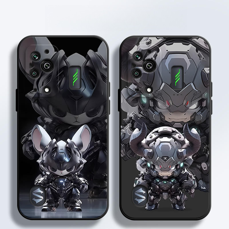 20 สไตล์ใหม่ สําหรับ Black Shark 5 โทรศัพท์มือถือกรณี Pro Zodiac 4 ใหม่ชาย 3/3s/3pro ฝาครอบป้องกันตรงขอบซิลิโคนเหลวนุ่ม