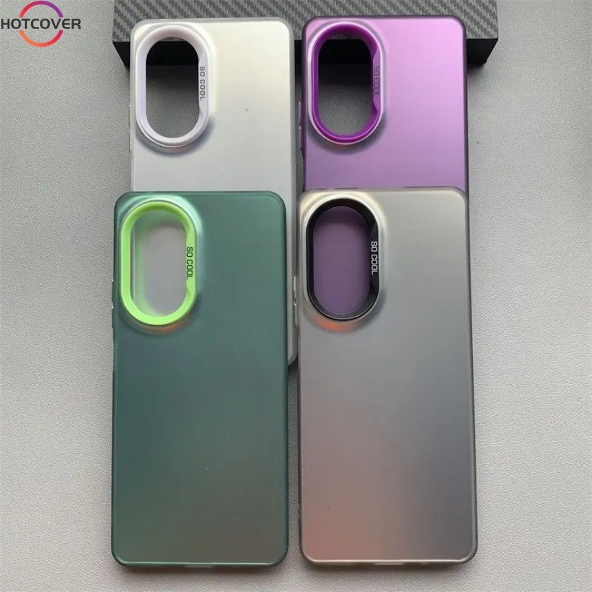 สําหรับ Honor 70 กรณี Honor 90 เคสโทรศัพท์ Honor 50 60 70 80 90 pro 50 pro 90lite หรูหราโลหะ Aurora ผิว Matte ฝาครอบ