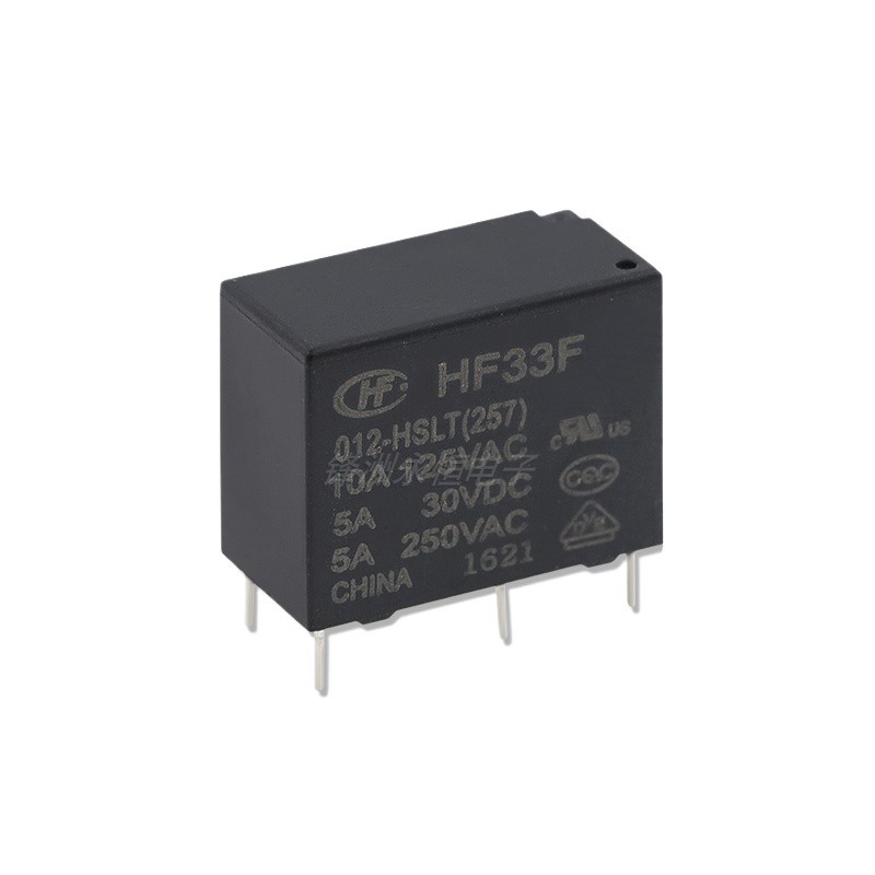 Hf33f-012-hslt รีเลย์เครื่องกําเนิดไฟฟ้ามาโคร HONGFA หนึ่งชุดเปิดปกติ 4 Pins 5A250VAC JZC-33F