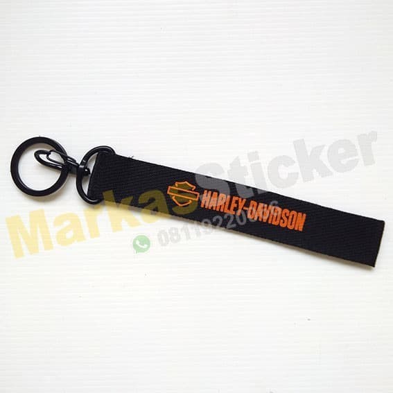 Harley Davidson Black Motorcycle Car Key Holder พวงกุญแจที่กําหนดเองความงามโลโก้ยานยนต์แบรนด์ landya