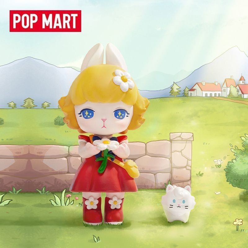 ของแท้ POPMART BUNNY Flower Fairy Series รูปสาวน่ารักเครื่องประดับของขวัญ