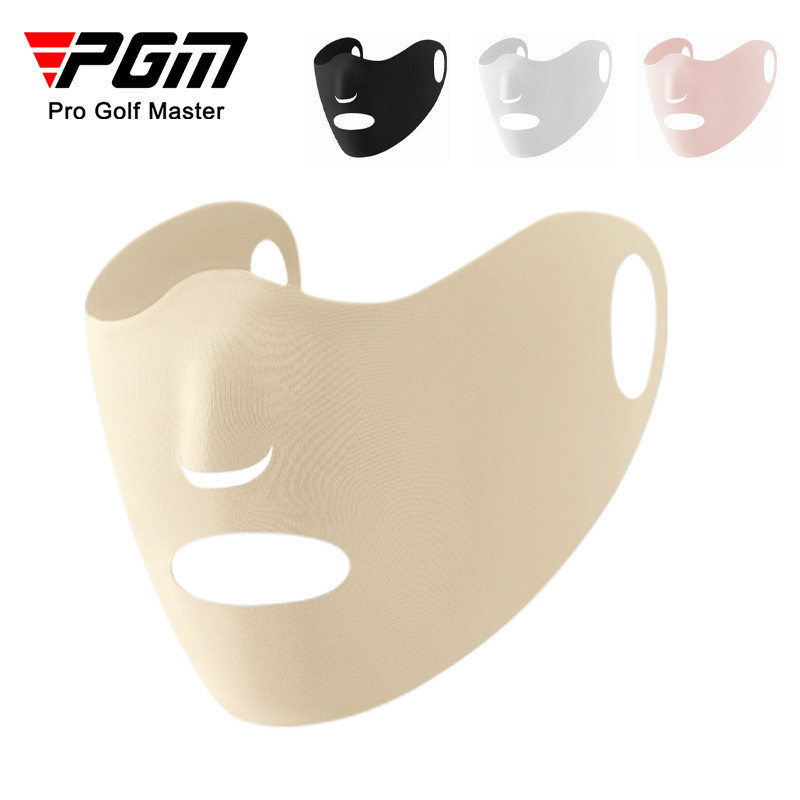 PGM KOZ010 กอล์ฟกันแดดหน้ากากสองชั้นน้ำแข็งหน้ากากให้ความชุ่มชื้นป้องกันรังสียูวี UPF50 + หน้ากากล้างน้ำ