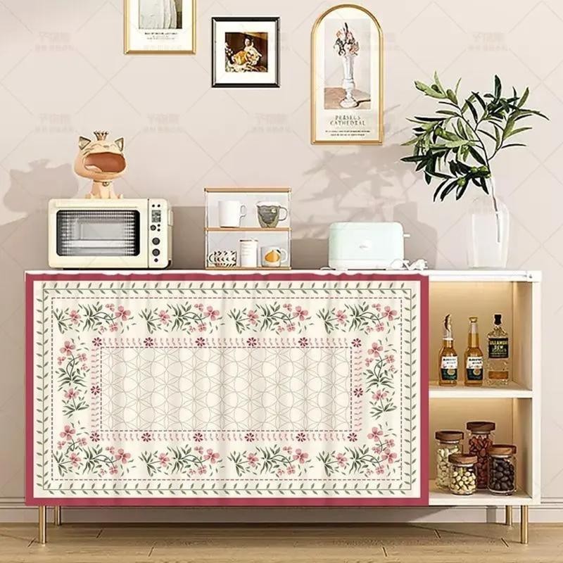 แนะนำ ผ้าม่าน ผ้าม่านประตูตู้ครัวและห้องนั่งเล่นม่านติดด้วยตนเองแบบไม่มีหมัด ผ้าม่านคลุมสไตล์จีนกันฝุ่นและกันน้ํามันเรียบง่ายและสวยงามของตกแต่งบ้าน ราคาพิเศษ มีเก็บเงินปลายทาง