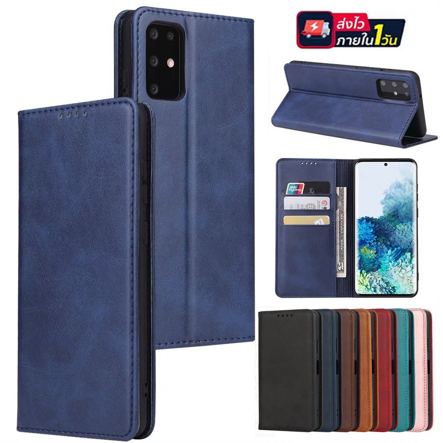 เคสฝาพับ หนัง ตั้งได้ สำหรับ Redmi A3 A1 A2Plus 12 13 12C 13C 10A 10C 9A 9C 9T 8/9 8A Note 10/11/12/13 4G,5G Pro XU