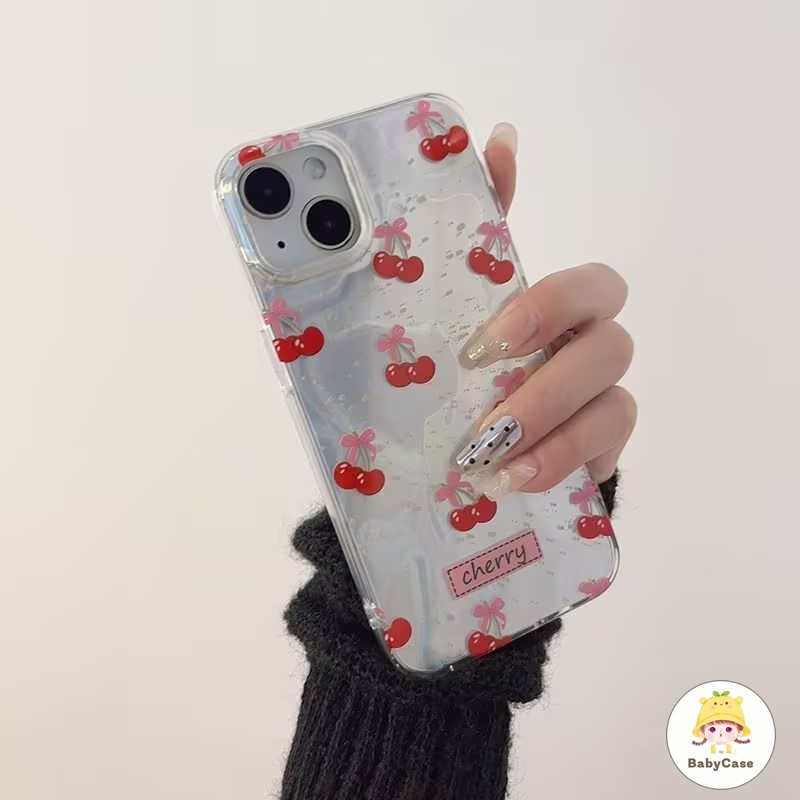 เคส VIVO Y11 Y21 Y22 Y20 Y17S Y17 Y20i Y20S Y12S Y11S Y20G Y50 Y30 Y21S Y02 Y27 Y36 Y27S Y12 Y15 ปกเชอร์รี่โบว์สดสด