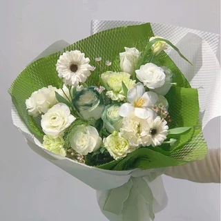 (พร้อมส่ง)กระดาษรังผึ้ง กระดาษสำหรับห่อช่อดอกไม้ ประดาษห่อของขวัญ อุปกรณ์DIY ขนาด50ซม.*10หลา(9เมตร)/ม้วน