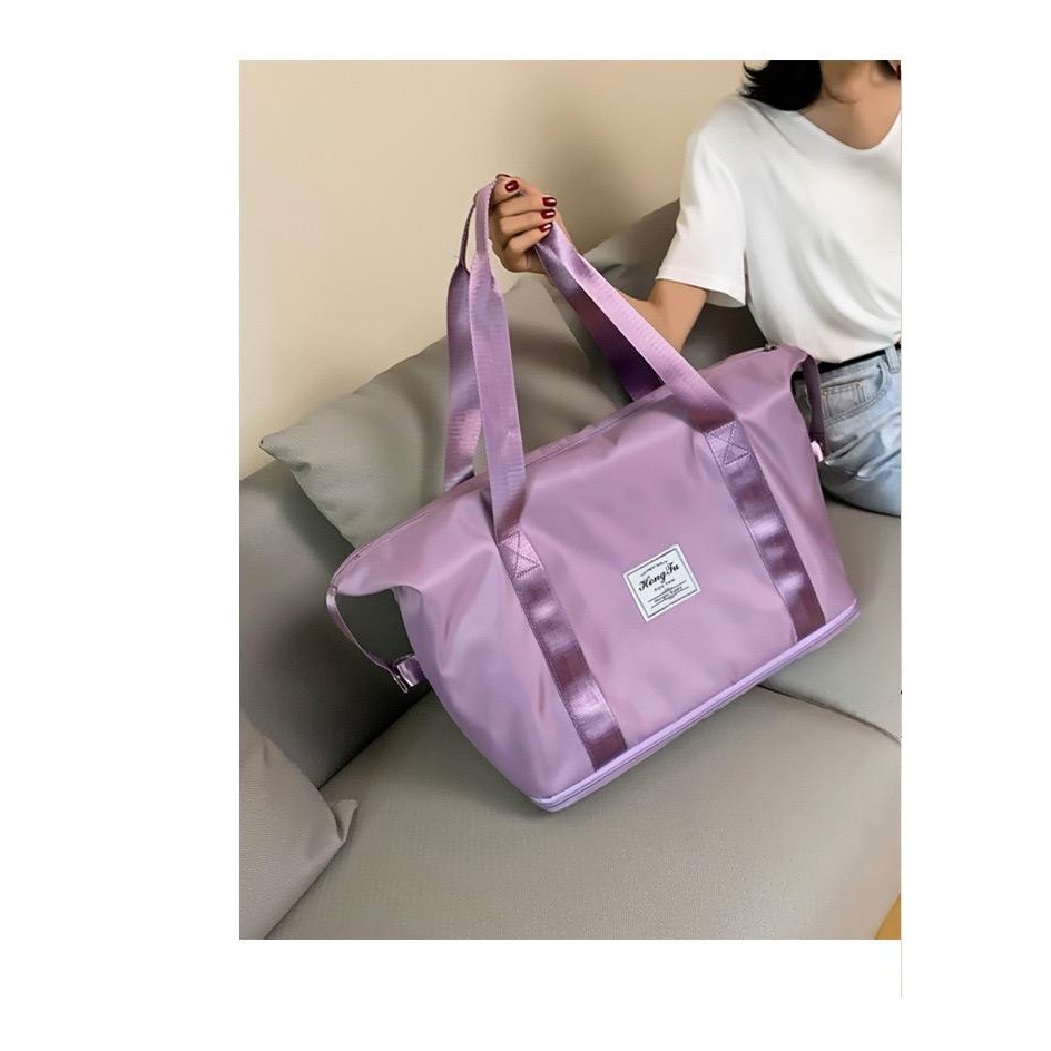 🔥(B-805) สินค้าพร้อมส่ง⚡กระเป่าใส่เสื้อผ้า กระเป๋าเดินทาง ใบใหญ่ พับเก็บได้ บรรจุของได้เยอะ พร้อมเดินทาง