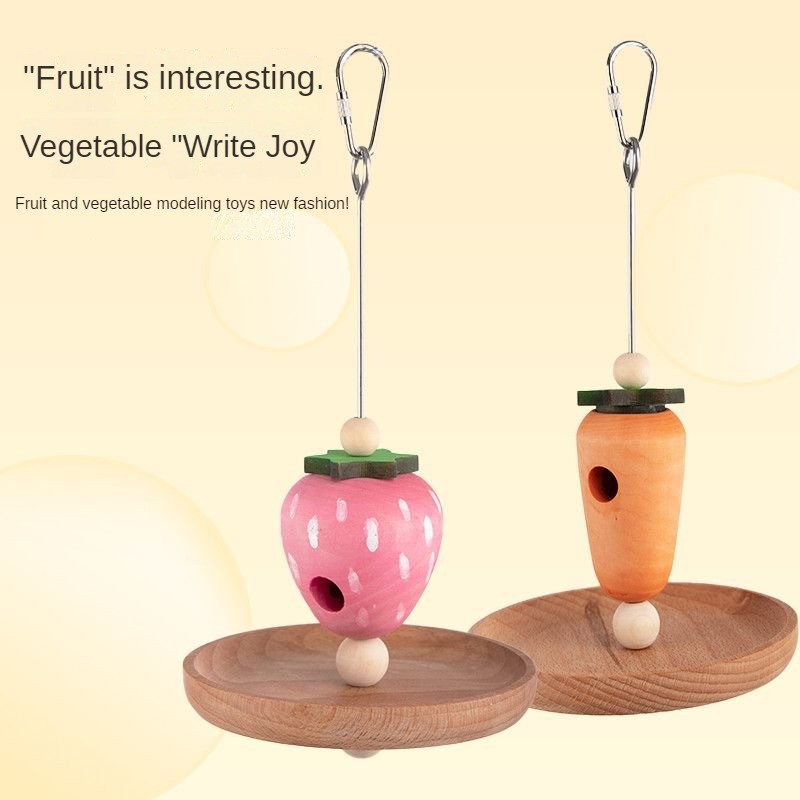 ของเล่นนก นกแก้ว ของเล่นเคี้ยวเพื่อการเรียนรู้ กรงนก การจัดภูมิทัศน์ - รูปที่ 2