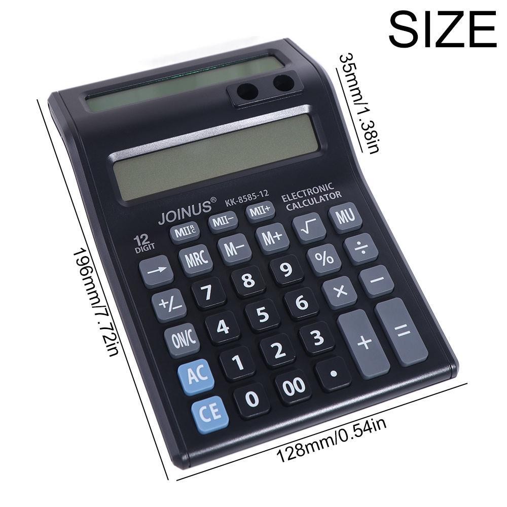 เครื่องคิดเลข เดสันดีริ 12หลัก,เครื่องคิดเลขกลแบตเตอรี่หน้าจอคู่,เครื่องเขียนปฏิบัติแบบพกพาสก์ท็อปบัญชีการเงินเครื่องคิดเลขสถาบันการเงิน - รูปที่ 4