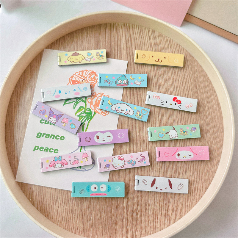 ขาตั้งโทรศัพท์มือถือญี่ปุ่นแบบพกพาที่มองไม่เห็นกรอบแบนขาตั้งโลหะพับได้การ์ตูนน่ารักเดสก์ท็อปสนับสนุน - รูปที่ 3