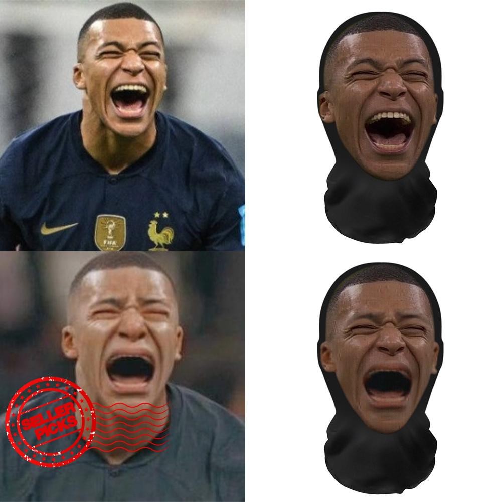 Football Star Neymar Ronaldo Face Mask Performance Prank Headgear Full Face Mask Balaclava Hat H0W1