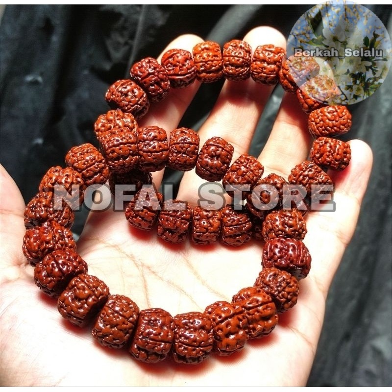 JENITRI GLOWING RUDRAKSHA SHINY BRACELET Berkah_Alway