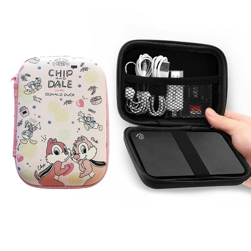 กระรอกน่ารัก 2.5 นิ้ว HDD Pouch Hard Disk Bag External Hard Disk Pouch HDD Bag Portable Drive Pouch