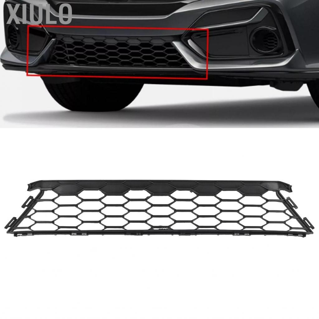 Xiulo กันชนด้านหน้าตะแกรงล่างเข้ากันได้กับ 2017-2019 แฮทช์แบ็กสปอร์ตดูดีขึ้นตาข่ายการไหลของอากาศ 71107TGGA50 71107 TGG A50 HO1036131
