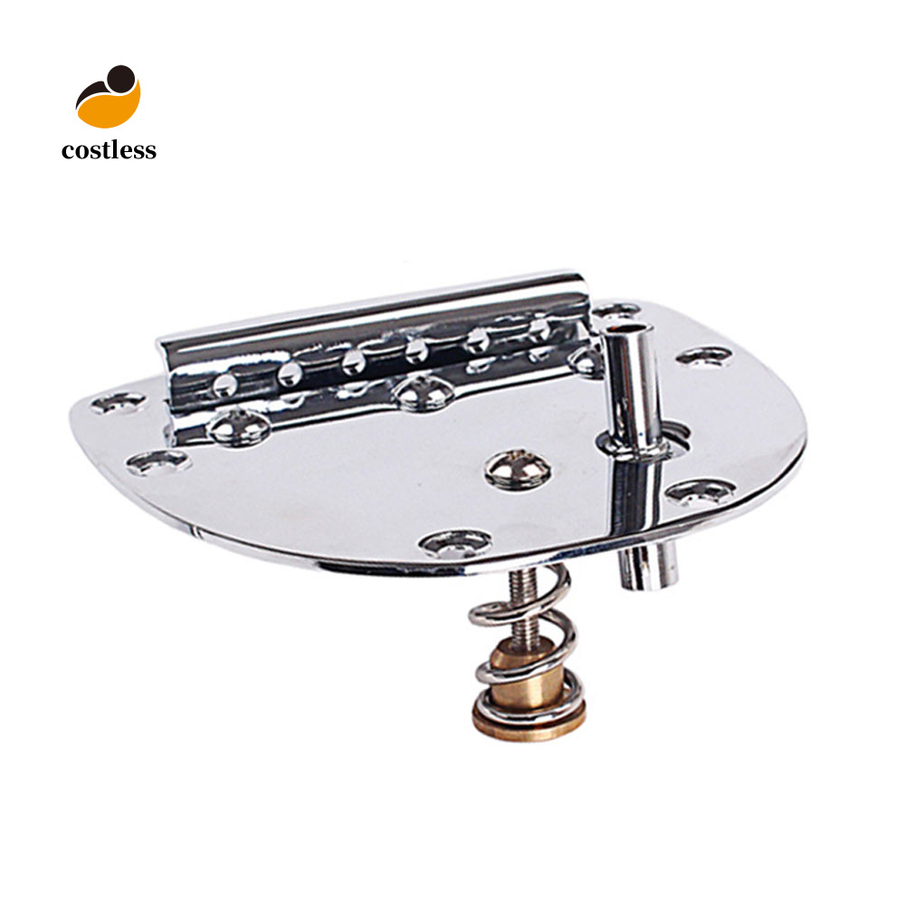 โลหะ Tremolo Bridge ชุดสําหรับ Mustang Jazzmaster กีตาร์อุปกรณ์เสริม